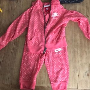 Nike girls Capri track suit